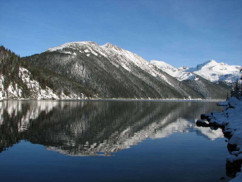 Panorama Ridge reflected in Garibaldi Lake, Garibaldi Provincial Park BC