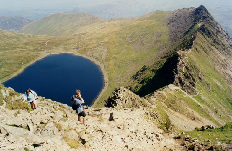 Striding Edge in the English Lake District